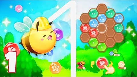 Bee Merge- Honey Hex Puzzle-Gameplay Prince AKG Gameplay