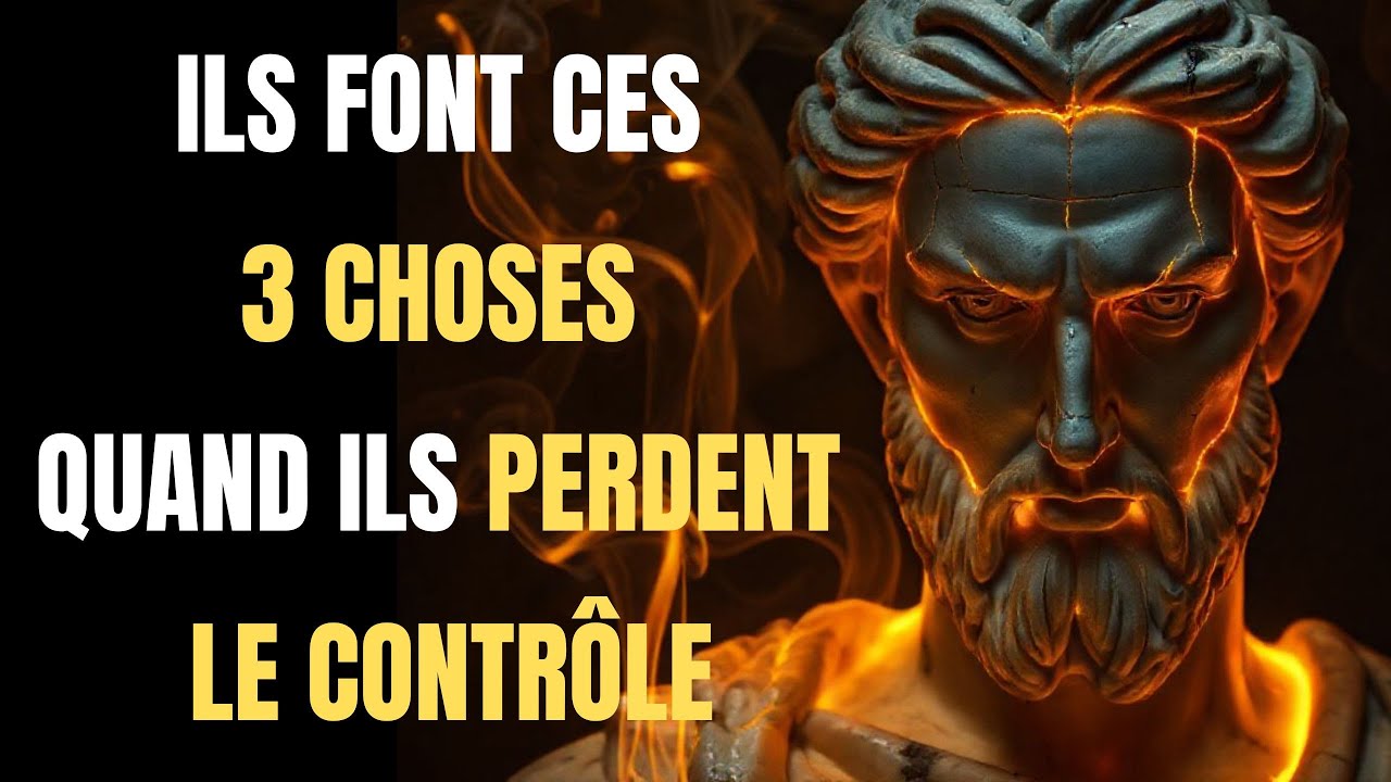 Quand un NARCISSIQUE ne PEUT PLUS VOUS CONTRÔLER, voici les 3 CHOSES qu'il FERA | Stoïcisme