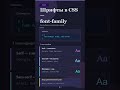 ⚔️ 🖥️ Шрифты в CSS — font-family ⚡ #frontendcourse #бесплатноеобучение #css #html #style #it
