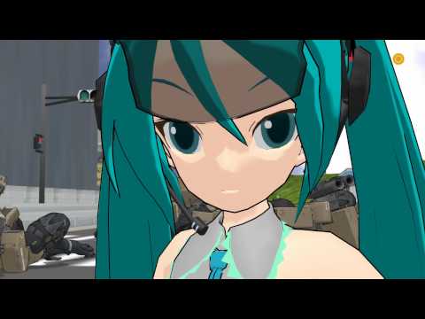 【MikuMikuDance】Mikuden VS Gekko【MGS4】