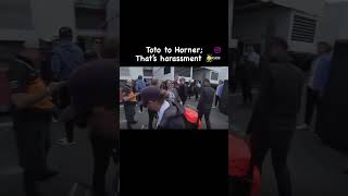 Toto Wolff to Christian Horner; That’s harassment || #belgiangp #f1 #redbullracing #mercedesamgf1