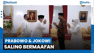 Silaturahmi Menhan Prabowo dengan Presiden Jokowi hingga Makan Opor Bersama di Hari Raya Idul Fitri