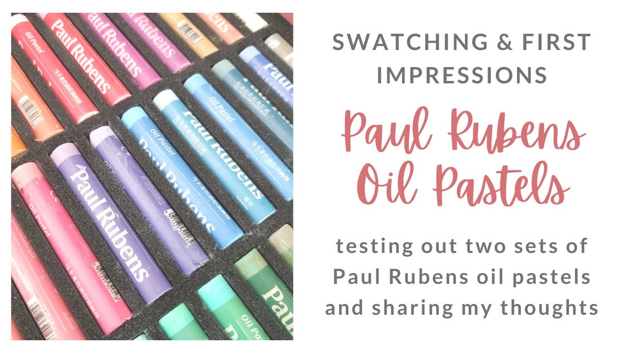 Paul Rubens Oil Pastels Macaron Set Swatching & First Impression