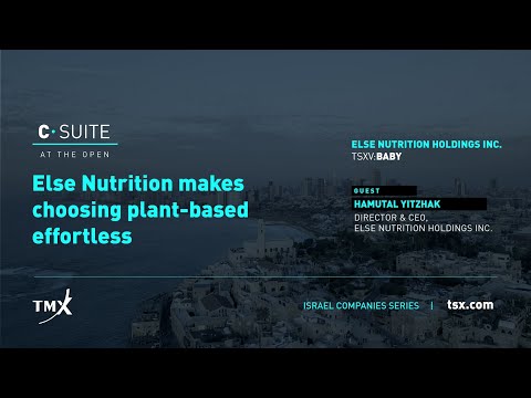 Hamutal Yitzhak, Director and CEO, Else Nutrition Holdings Inc., shares her Company’s story in an interview with TMX Group.
