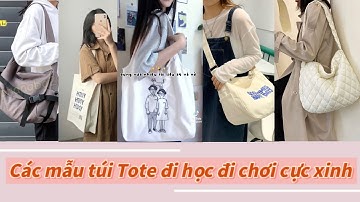 [Shopee Haul] #5 |Mẫu túi vải đi học đi chơi siêu xinh| - TINNE