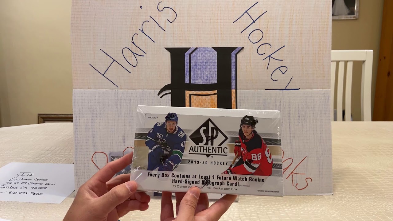 SP Authentic 2019-20 Hockey Hobby Box