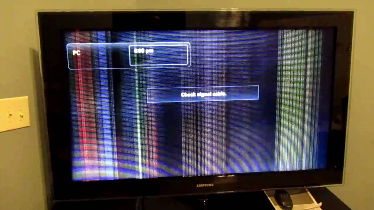 Samsung LCD TV Problems - YouTube