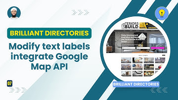 How to Make Changes in Text Labels & Integrate Google Map (API) | Brilliant Directories by Dev Bilal