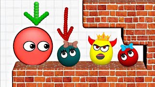 🔴😂 We Beat 3×3 Players Hide Balls Brain teaser 🆚 Draw To Smash 🆚 Lucky Balls 2048 Gameplay part 74 screenshot 3