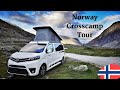 19 Tage mit dem Camper durch Norwegen. Crosscamp Tour Part 1