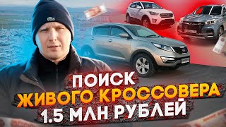 ПОИСК КРОССОВЕРА за 1.5 млн рублей  конец 2023 года!