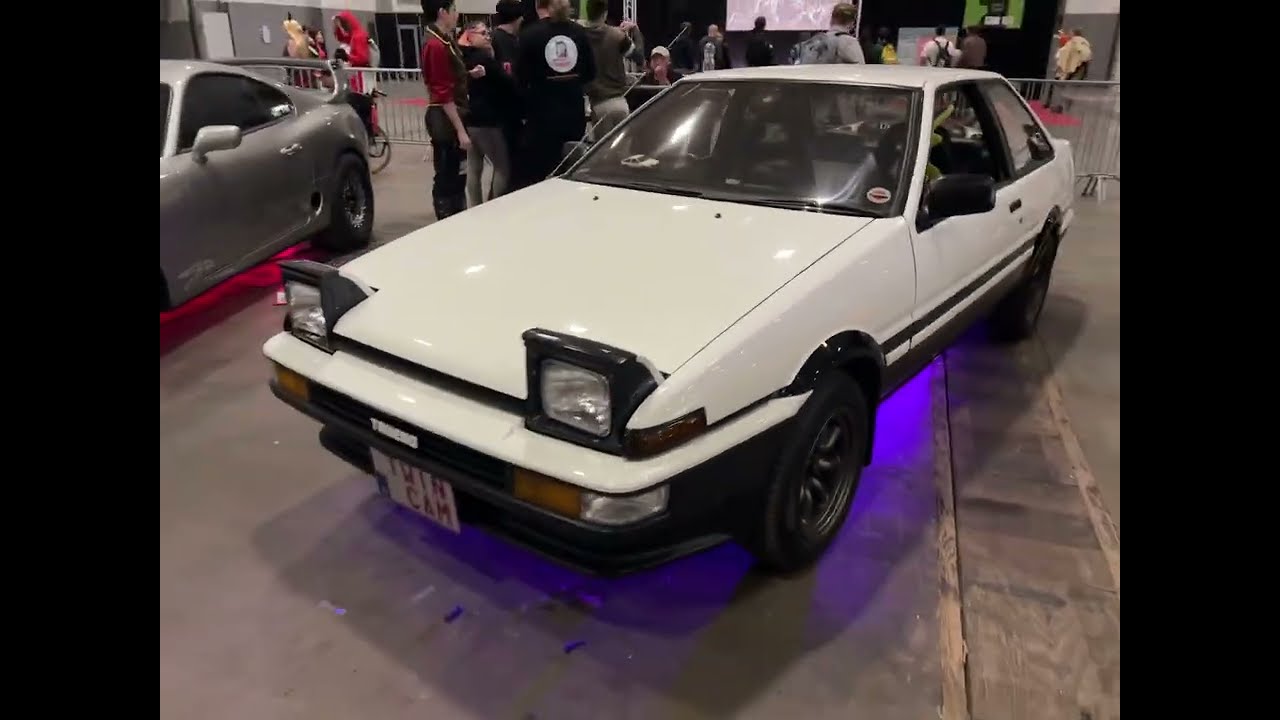 My AE86 Trueno coupe at Brussels Expo Made in Asia 2025