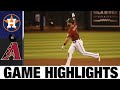 D-backs score nine in the 4th in blowout win | Astros-D-Backs Game Highlights 8/5/20