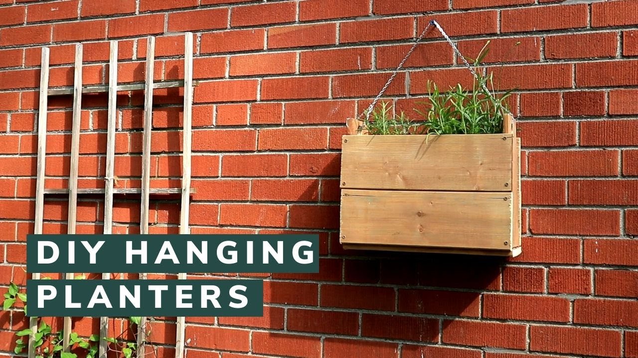 HOW TO MAKE DIY HANGING PLANTERS | Eco Hub - YouTube