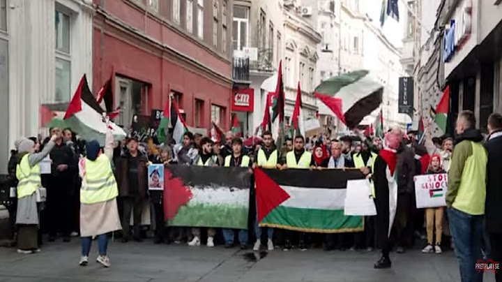 Sarajevo šetalo za Palestinu: Jučer Srebrenica, danas Gaza!