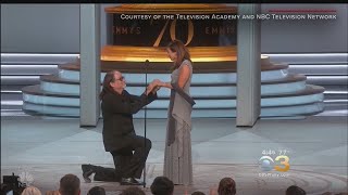 Glenn Weiss Proposes To Jan Svendsen At Emmy's