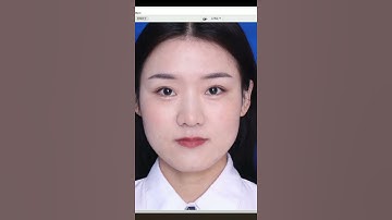 How to create a passport-sized photo in Photoshop/The PS tutorial on Korean documents#韩国证件照#最美证件照124