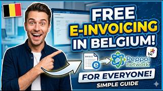Free E-Invoicing Belgium (Peppol), E-Facturation