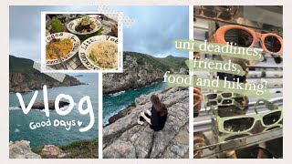Hong Kong vlog: uni deadlines, friends, food and hiking!
