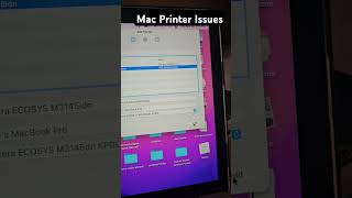 Mac not printing mixed pages. Printer issues communicating with Mac Book Pro.