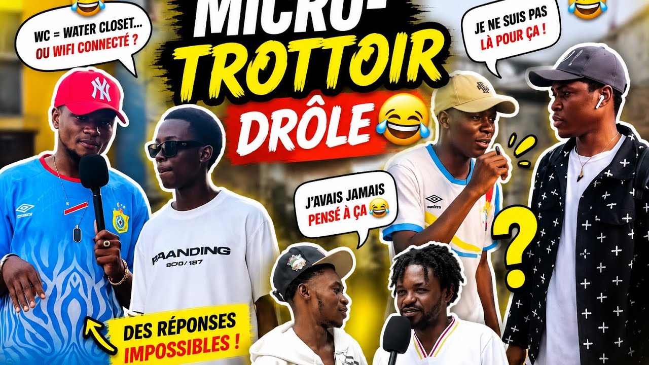 😂😂 Micro-Trottoir : Toseka sur Congo #Mboka Elengi 😁 Biso ba #congolais tosala nini 