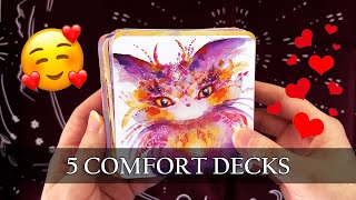 FAVORITE COMFORT DECKS | 5 Decks I Reach For When I Feel Like 💩