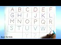 Learn alphabet abcd for kids | a to z capital letters write in easy method |@✿ Kids Diana Show