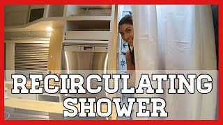 DIY Shower In A Van #recirculatingshower #beanstraveling #campervan #vanlife