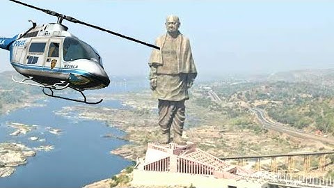View Form Helicopter ¦ Statue Of Unity ¦ Sardar Vallabhbhai Patel