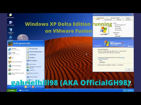 Running Windows XP Delta Edition inside macOS Mojave (VMware Fusion)