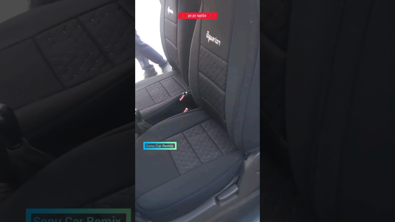 Santro Xing modified black seat cover viralvideo viralshorts