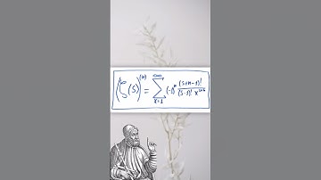 nth derivative of the zeta function! 😲 #derivative #math #formula