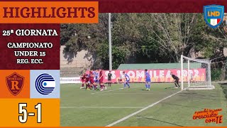 Romulea - Ottavia | GOAL e HIGHLIGHTS XV giornata Under 15 Reg. Ecc.