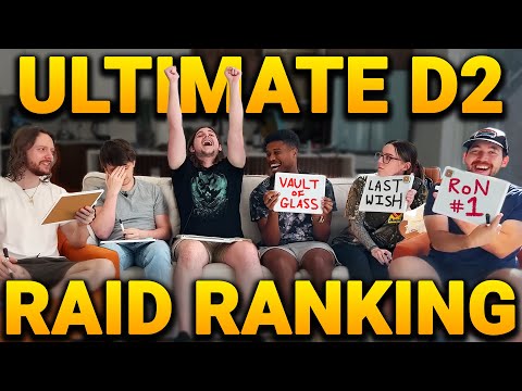 The ULTIMATE Destiny 2 RAID RANKING Tier List
