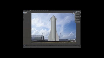 I made a SpaceX Starship in 3D