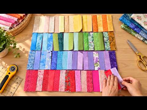You Won't Believe What One Black Square Can Do! | Easy Patchwork Tutorial
