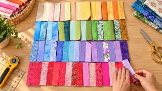 You Won't Believe What One Black Square Can Do! | Easy Patchwork Tutorial