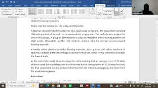 Data Extraction in Systematic Reviews (Uthman Adebayo) - Practical Session