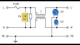 38  Cómo funciona y comprobamos capacitores tipo 'X' e 'Y' en fuentes conmutada switching o SMPS