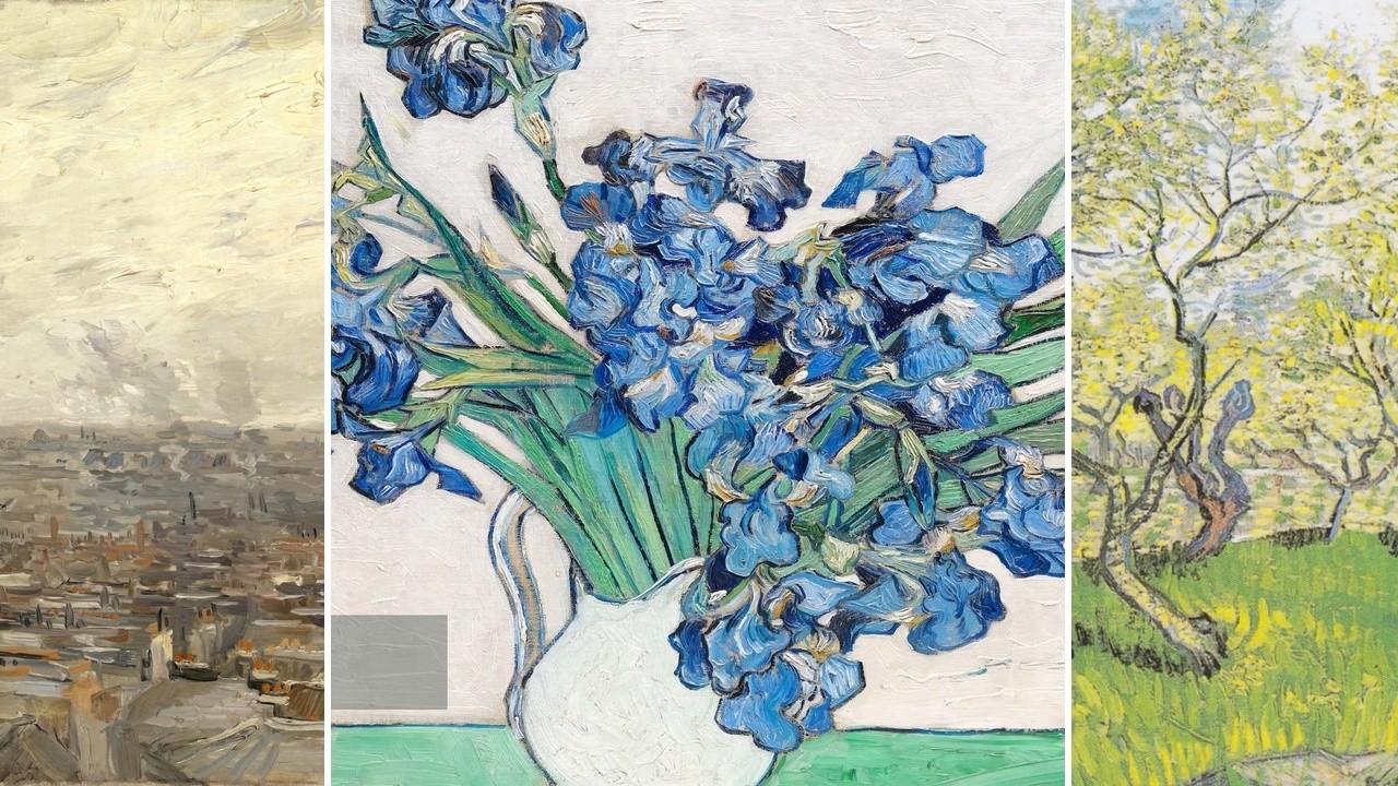 Vincent van Gogh Art TV — Silent Art Gallery · August 28 Afternoon | Irises & others