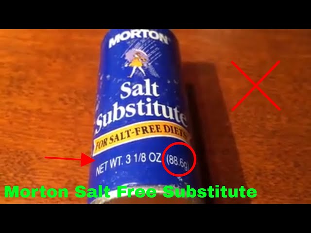 Morton Salt Substitute, Sodium Free, 3.12 Ounce