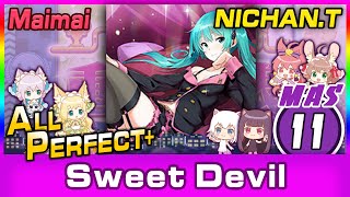 [直撮りMaimai] Sweet Devil (MASTER/11) 理論値 ALL PERFECT+ *60fps*