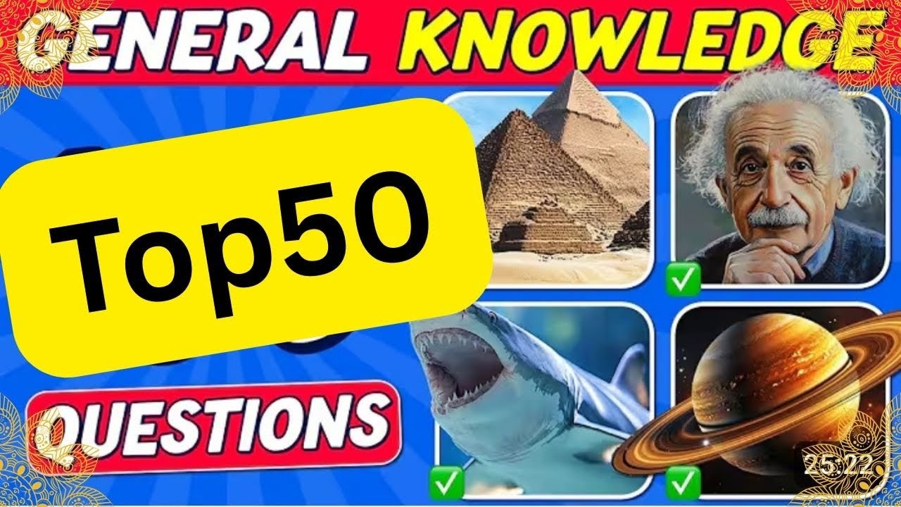 💯 Exam Special: Top 50 GK/GS MCQs with Answers