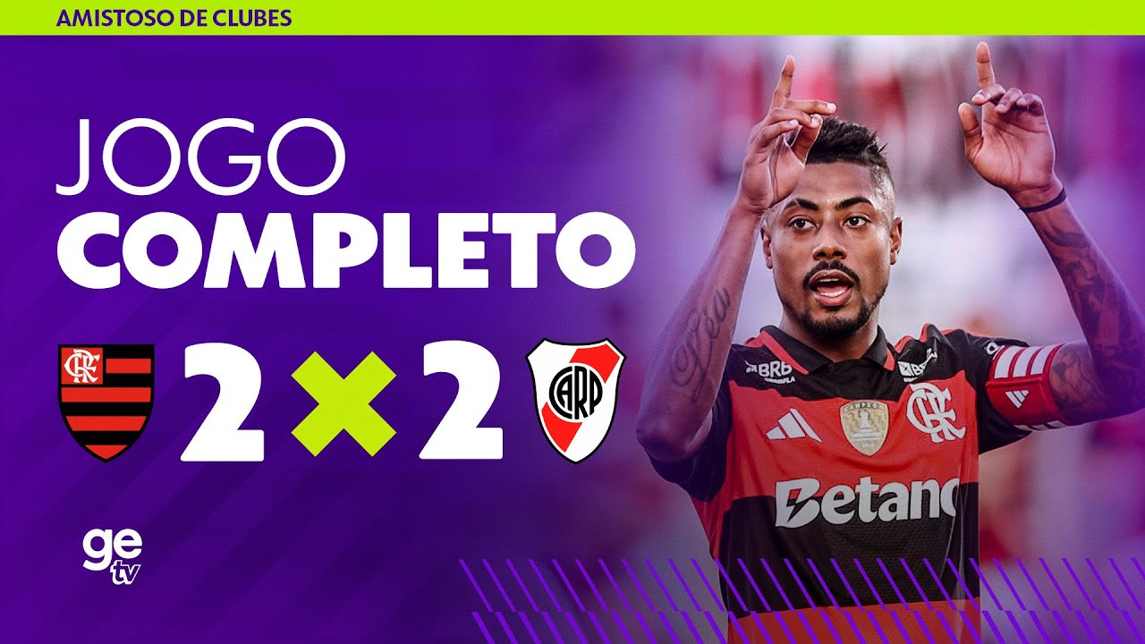 JOGO COMPLETO: FLAMENGO X RIVER PLATE | AMISTOSO | ge tv