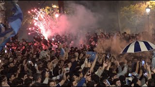 Celebrations in Barcelona Following Argentina's Advancement to World Cup Final