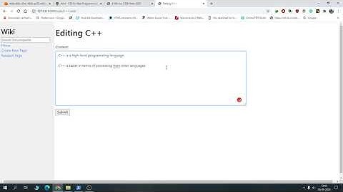 CS50 - Web - Project1 : Wiki