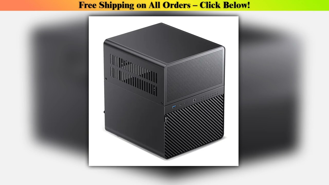 JONSBO N3 NAS Mini Aluminum ITX Desktop Case 8 HDD Support 130mm Heatsink 250mm Graphics SFX Power