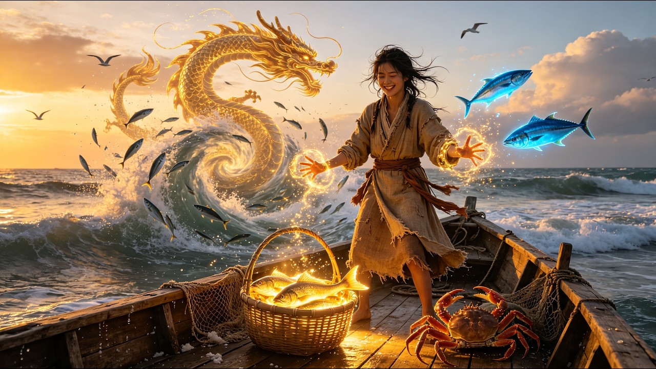 The little princess of the dragon clan comes ashore to gain experience in the human world, uses her water control skills to catch fish and collect luminous pearls, opens a fish hotpot restaurant to make huge profits, and with the boost of spiritual power, her life on earth is even more prosperous than the Dragon Palace!