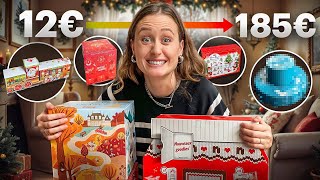 Je compare les calendriers de l’Avent FOOD 2025 (du - cher au + cher !!!) 🍫🎄