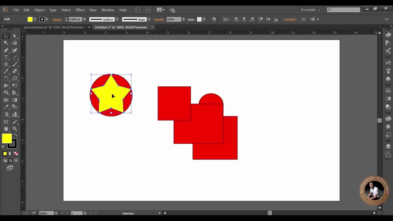 Exploring Drawing And Modify Shapes And Path In Adobe Illustrator Cc